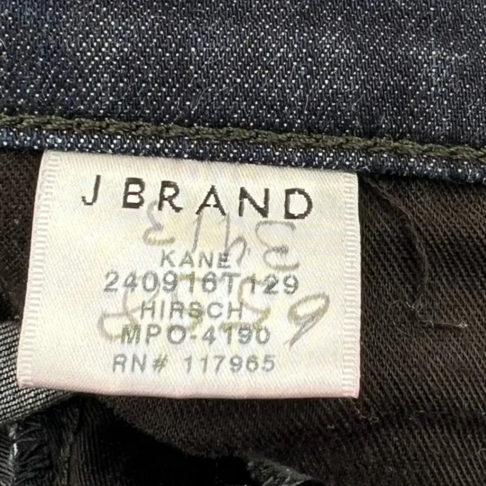 J Brand Kane Slim Straight Jeans Dark Wash Soft Stretch Women's Size 29